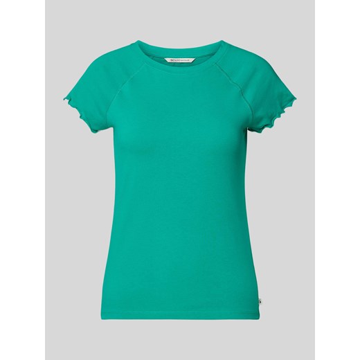 T-shirt z falistym wykończeniem ze sklepu Peek&Cloppenburg  w kategorii Bluzki damskie - zdjęcie 171952415