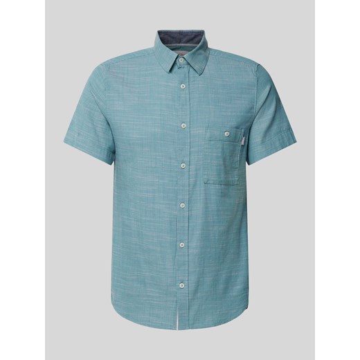 Koszula casualowa o kroju regular fit z fakturowanym wzorem ze sklepu Peek&Cloppenburg  w kategorii Koszule męskie - zdjęcie 171952566