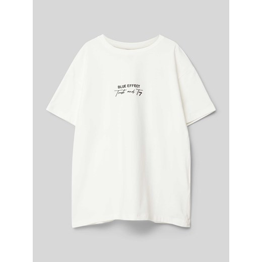 T-shirt o kroju oversized z nadrukiem z logo i okrągłym dekoltem ze sklepu Peek&Cloppenburg  w kategorii T-shirty chłopięce - zdjęcie 171952595