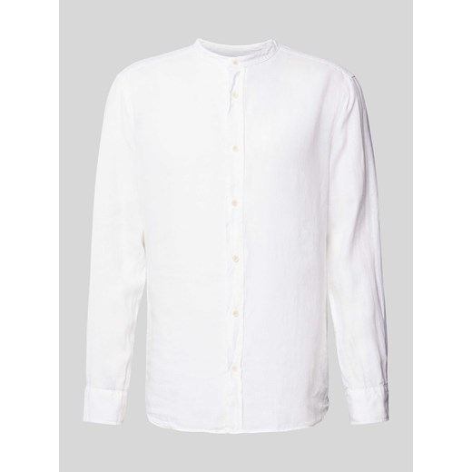 Koszula casualowa z lnu ze stójką ze sklepu Peek&Cloppenburg  w kategorii Koszule męskie - zdjęcie 171952858