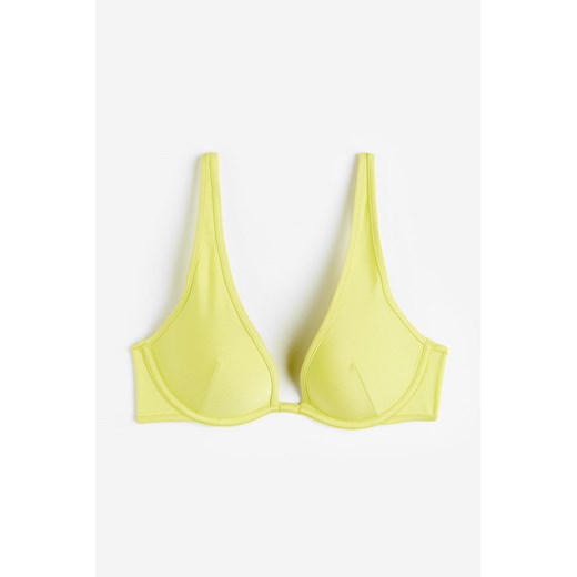 H & M - Góra od kostiumu - Żółty ze sklepu H&M w kategorii Stroje kąpielowe - zdjęcie 171953208