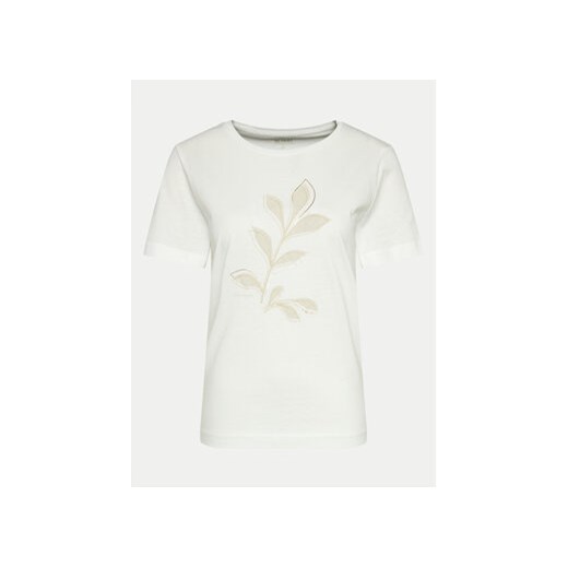 Tom Tailor T-Shirt 1040544 Biały Regular Fit ze sklepu MODIVO w kategorii Bluzki damskie - zdjęcie 171953779