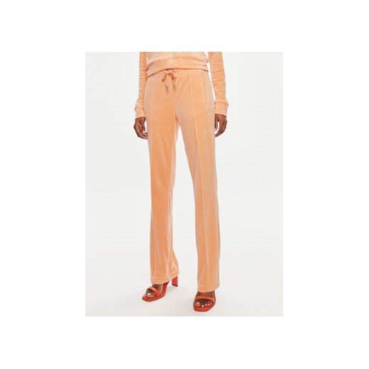 Juicy Couture Spodnie dresowe Tina JCAPW045 Pomarańczowy Regular Fit ze sklepu MODIVO w kategorii Spodnie damskie - zdjęcie 171953835