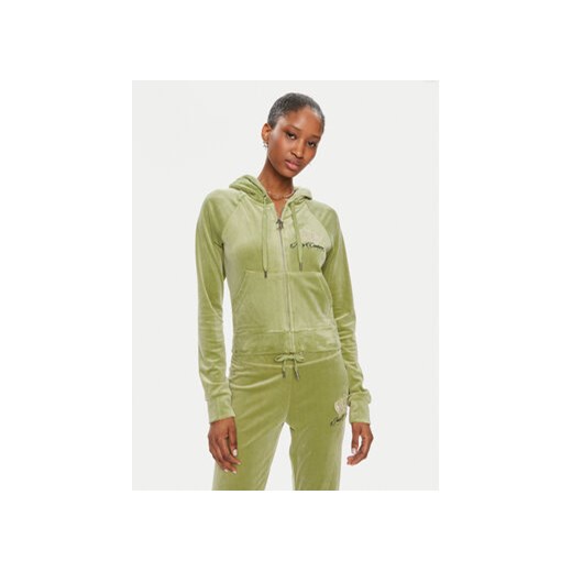 Juicy Couture Bluza Madison JCWAS23329 Zielony Slim Fit ze sklepu MODIVO w kategorii Bluzy damskie - zdjęcie 171953918