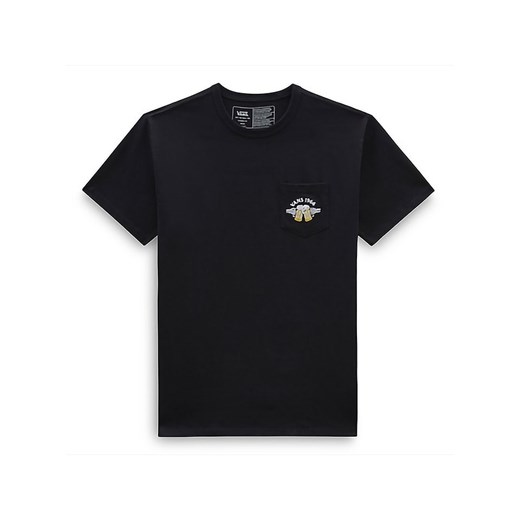 Czarny t-shirt męski Vans casual