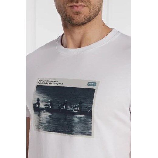 Pepe Jeans London T-shirt CIEL | Slim Fit L Gomez Fashion Store wyprzedaż