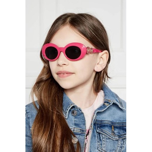 Różowe okulary przeciwsłoneczne dziecięce Versace 