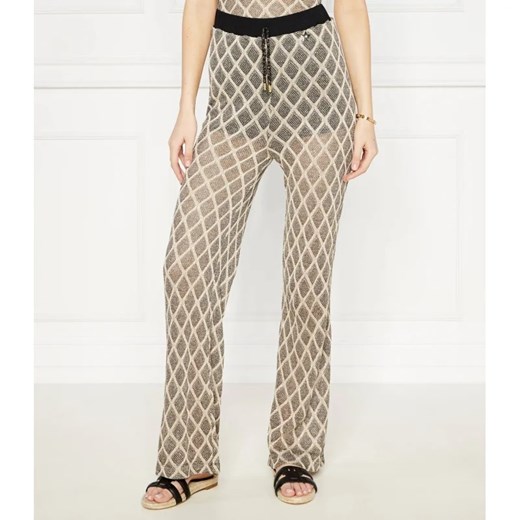 Liu Jo Beachwear Spodnie dzianinowe | flare fit | high waist ze sklepu Gomez Fashion Store w kategorii Spodnie damskie - zdjęcie 171955909