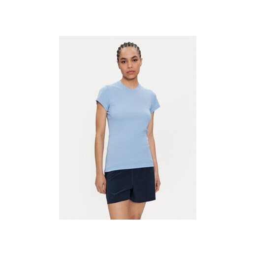 Helly Hansen Koszulka techniczna W Hh Tech T-Shirt 48373 Niebieski Slim Fit ze sklepu MODIVO w kategorii Bluzki damskie - zdjęcie 171956069