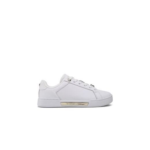 Tommy Hilfiger Sneakersy Court Sneaker With Lace Hardware FW0FW06908 Biały Tommy Hilfiger 39 MODIVO
