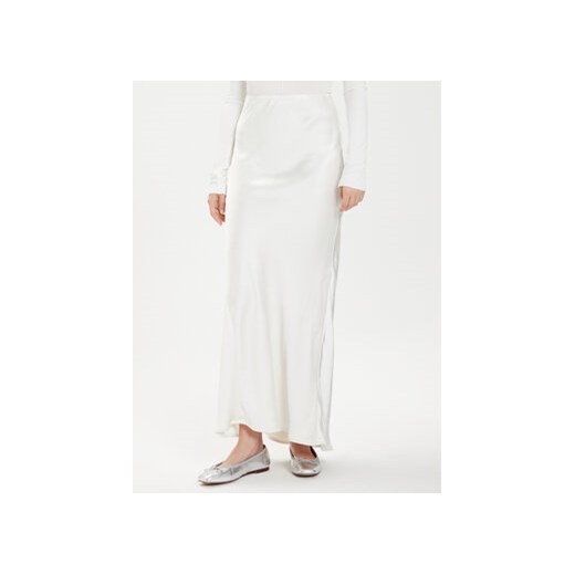 Gina Tricot Spódnica maxi 22969 Biały Regular Fit ze sklepu MODIVO w kategorii Spódnice - zdjęcie 171956188