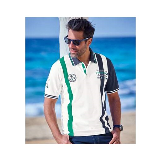 Polo z dzianiny pika ze stretchem ze sklepu Atlas For Men w kategorii T-shirty męskie - zdjęcie 171958835