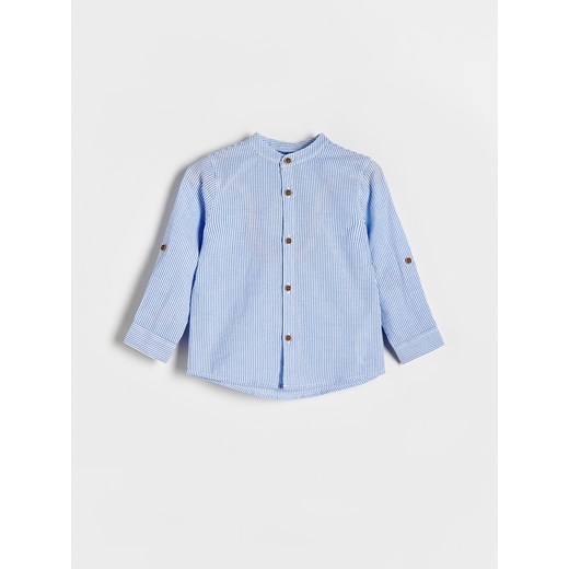 Reserved - Koszula w paski - niebieski ze sklepu Reserved w kategorii Koszule chłopięce - zdjęcie 171960787