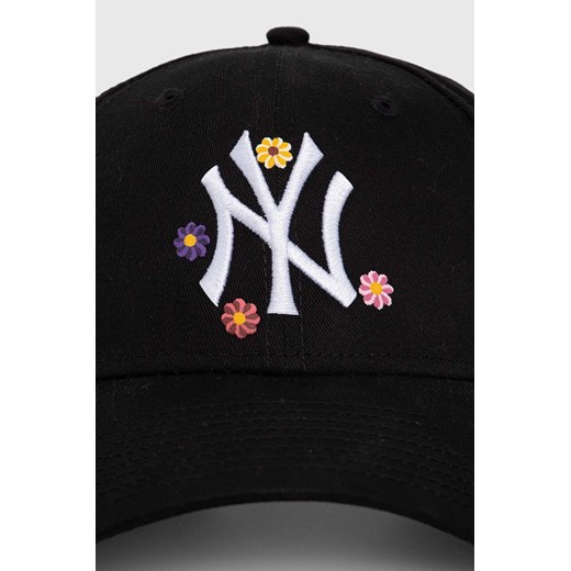 New Era czapka z daszkiem bawełniana kolor czarny z aplikacją NEW YORK YANKEES New Era One Size PRM