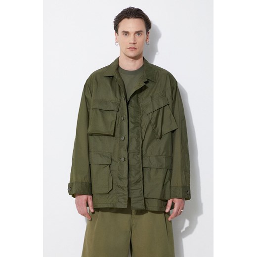 Engineered Garments kurtka BDU Jacket męska kolor zielony przejściowa oversize OR177.KD001 ze sklepu PRM w kategorii Kurtki męskie - zdjęcie 171962435