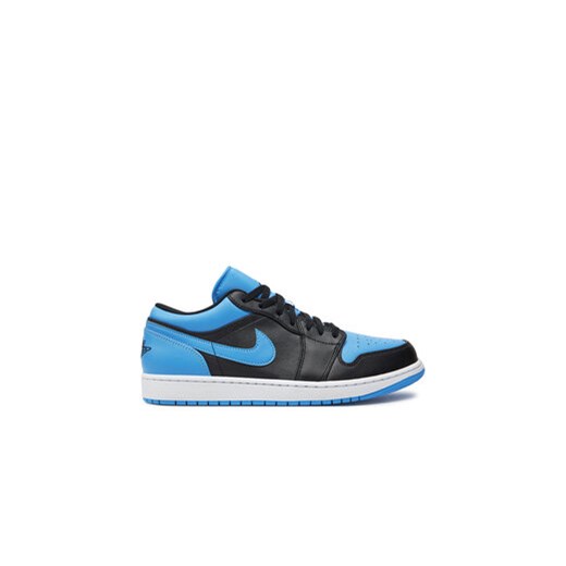 Nike Sneakersy Air Jordan 1 Low 553558 041 Niebieski ze sklepu MODIVO w kategorii Buty sportowe męskie - zdjęcie 171963287