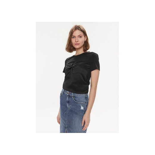Sisley T-Shirt 3LRJL104Z Czarny Regular Fit ze sklepu MODIVO w kategorii Bluzki damskie - zdjęcie 171963389