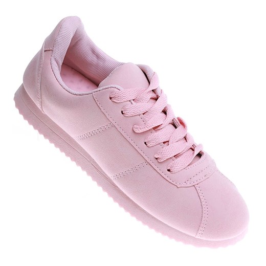 Wiązane różowe buty sportowe /E3-2 16155 S195/ Pantofelek24 36 Pantofelek24.pl