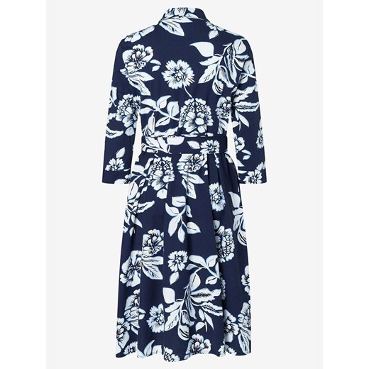 More &amp; More Sukienka w kolorze granatowo-białym More & More 36 promocyjna cena Limango Polska