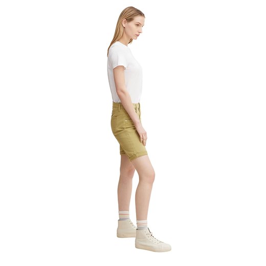 Tom Tailor Szorty w kolorze oliwkowym Tom Tailor W28 Limango Polska okazja