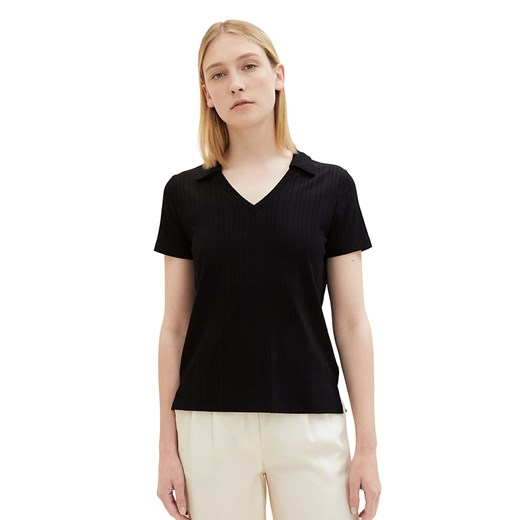 Tom Tailor Koszulka w kolorze czarnym ze sklepu Limango Polska w kategorii Bluzki damskie - zdjęcie 171979308