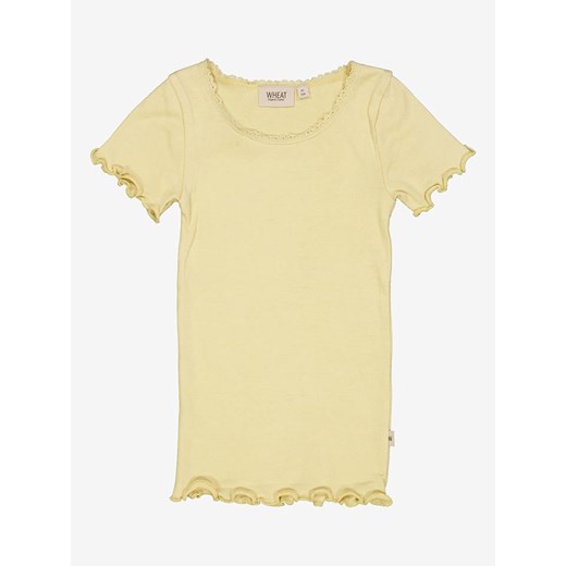 Wheat Koszulka &quot;Lace&quot; w kolorze żółtym ze sklepu Limango Polska w kategorii Bluzki dziewczęce - zdjęcie 171979407