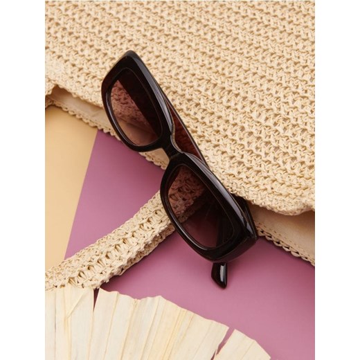 Sinsay - Okulary przeciwsłoneczne - brązowy ze sklepu Sinsay w kategorii Okulary przeciwsłoneczne damskie - zdjęcie 171980008