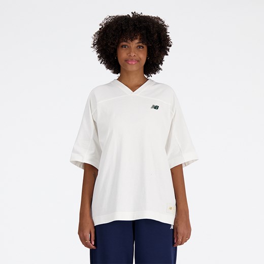 Koszulka damska New Balance WT41512SST – biała ze sklepu New Balance Poland w kategorii Bluzki damskie - zdjęcie 171980065
