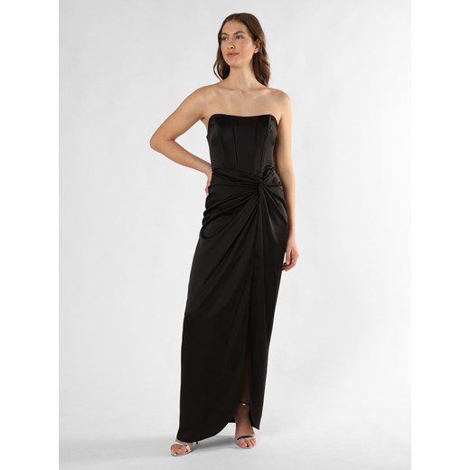 Marie Lund Damska sukienka wieczorowa Kobiety czarny jednolity ze sklepu vangraaf w kategorii Sukienki - zdjęcie 171980268
