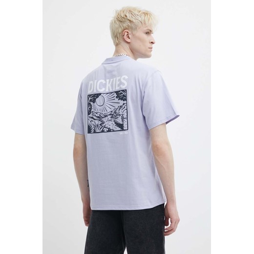 Dickies t-shirt bawełniany PATRICK SPRINGS TEE SS męski kolor fioletowy z Dickies XL ANSWEAR.com