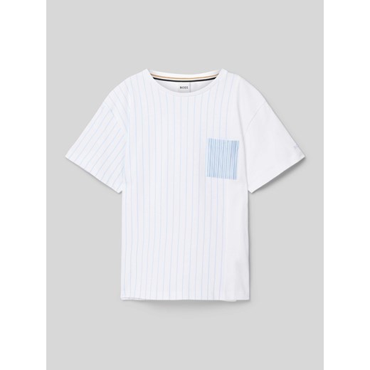 T-shirt z nadrukiem z logo ze sklepu Peek&Cloppenburg  w kategorii T-shirty chłopięce - zdjęcie 171982959
