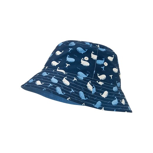 Playshoes Dwustronny kapelusz &quot;Wal&quot; w kolorze niebieskim ze sklepu Limango Polska w kategorii Czapki dziecięce - zdjęcie 171985836