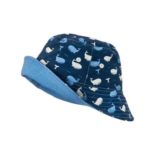 Playshoes Dwustronny kapelusz &quot;Wal&quot; w kolorze niebieskim Playshoes 51 cm wyprzedaż Limango Polska