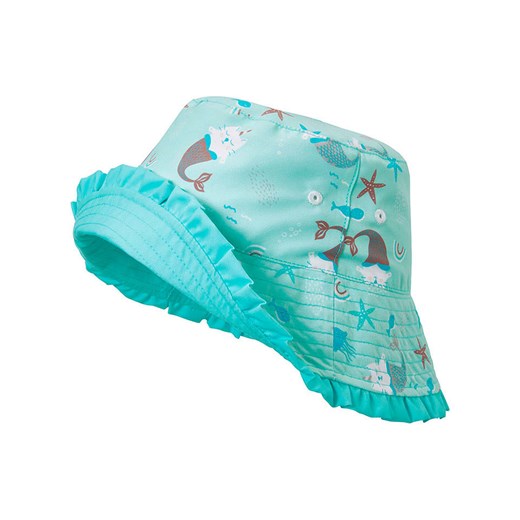 Playshoes Dwustronny kapelusz w kolorze turkusowym Playshoes 51 cm okazja Limango Polska