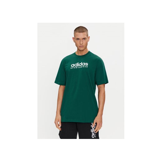 adidas T-Shirt All SZN Graphic IJ9434 Zielony Loose Fit ze sklepu MODIVO w kategorii T-shirty męskie - zdjęcie 171986195