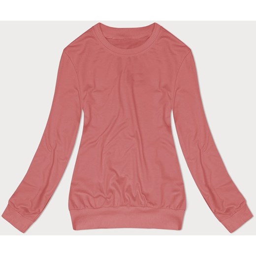 Cienka bluza dresowa damska ze ściągaczami łosoś (68W05-37) ze sklepu goodlookin.pl w kategorii Bluzy damskie - zdjęcie 171987217