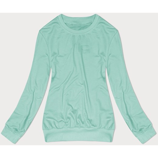 Cienka bluza dresowa damska ze ściągaczami miętowa (68W05-61) ze sklepu goodlookin.pl w kategorii Bluzy damskie - zdjęcie 171987239