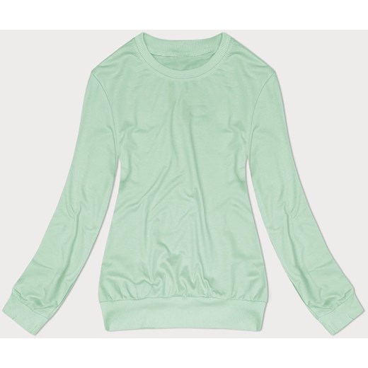 Cienka bluza dresowa damska ze ściągaczami pistacja (68W05-39) ze sklepu goodlookin.pl w kategorii Bluzy damskie - zdjęcie 171987245