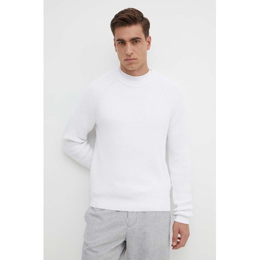 Michael Kors sweter męski kolor biały ze sklepu ANSWEAR.com w kategorii Swetry męskie - zdjęcie 171987928