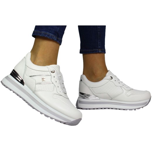 Sneakersy Skotnicki A-3-5092 White Skotnicki 36 okazyjna cena EuroButy.com.pl
