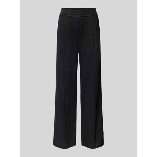Spodnie sportowe o rozkloszowanym kroju z elastycznym pasem ze sklepu Peek&Cloppenburg  w kategorii Spodnie damskie - zdjęcie 171989426