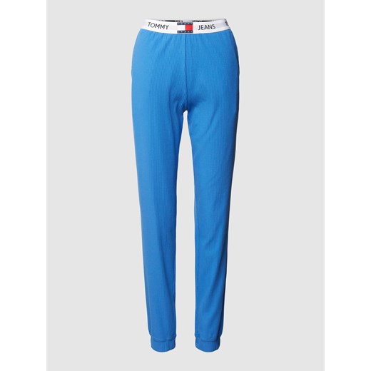 Spodnie dresowe z prążkowaną fakturą ze sklepu Peek&Cloppenburg  w kategorii Spodnie damskie - zdjęcie 171989436