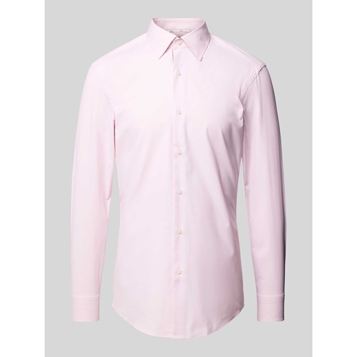 Koszula biznesowa o kroju slim fit z kołnierzykiem typu kent model ‘Hank’ ze sklepu Peek&Cloppenburg  w kategorii Koszule męskie - zdjęcie 171989437