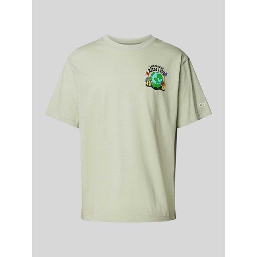 T-shirt z nadrukowanym logo model ‘ECO FUTURE CIROLAR’ ze sklepu Peek&Cloppenburg  w kategorii T-shirty męskie - zdjęcie 171989466