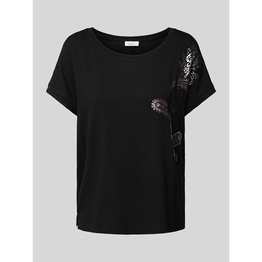 T-shirt z nadrukiem z motywem i napisem ze sklepu Peek&Cloppenburg  w kategorii Bluzki damskie - zdjęcie 171989645