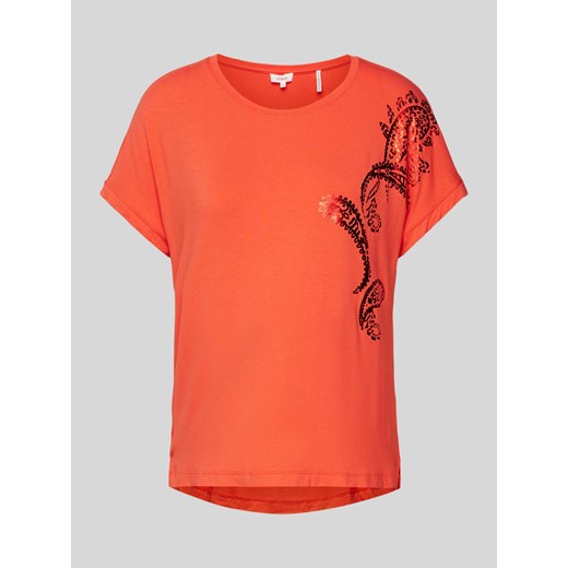 T-shirt z nadrukiem z motywem i napisem ze sklepu Peek&Cloppenburg  w kategorii Bluzki damskie - zdjęcie 171989757