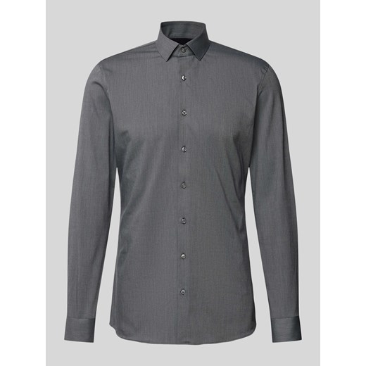 Koszula biznesowa o kroju slim fit z kołnierzykiem typu kent ze sklepu Peek&Cloppenburg  w kategorii Koszule męskie - zdjęcie 171989867