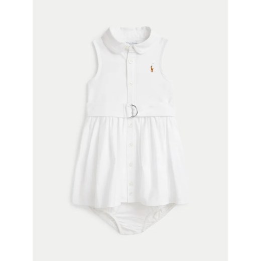 Polo Ralph Lauren Sukienka codzienna 310934188001 Biały Regular Fit Polo Ralph Lauren 6M MODIVO