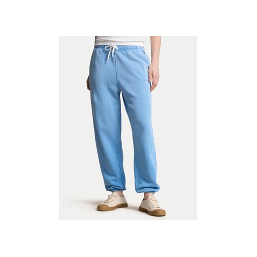 Polo Ralph Lauren Spodnie dresowe 211935585003 Niebieski Regular Fit ze sklepu MODIVO w kategorii Spodnie damskie - zdjęcie 171991015
