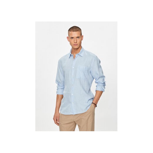 Marc O'Polo Koszula M23 7428 42318 Niebieski Regular Fit ze sklepu MODIVO w kategorii Koszule męskie - zdjęcie 171991079